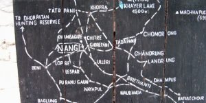 Khopra Trek Map - Aroma Nepal Treks